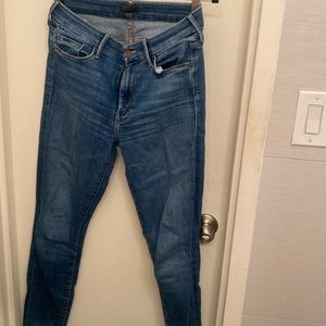MOTHER The Looker Ankle Fray Jeans (size 27)